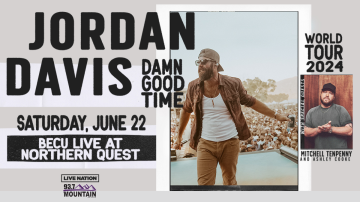 Jordan Davis at Northern Quest Resort & Casino on June 22nd