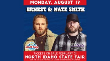Nate Smith & Ernest at The North Idaho State Fair August 19th