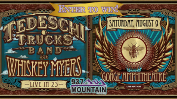 Tedeschi Trucks Band & Whiskey Meyers August 9th at The Gorge.